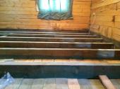 Строительство дачи в СНТ. Часть 16 - выравнивание лаг пола